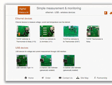 Tablet Screenshot of digital-measure.com